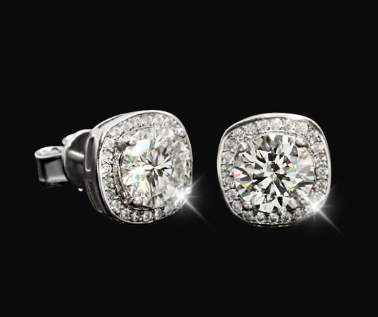 Orecchini Luna Square argento 925