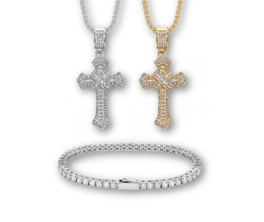 Set collana Blessed + bracciale Tennis