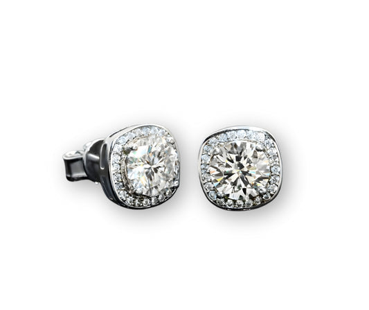 Orecchini "Luna Square" argento 925